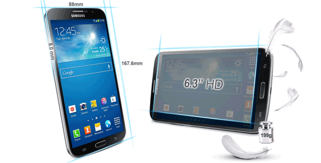 สเปค Samsung Galaxy Mega 6.3